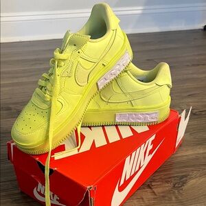 Nike Kids Neon Yellow Sneakers